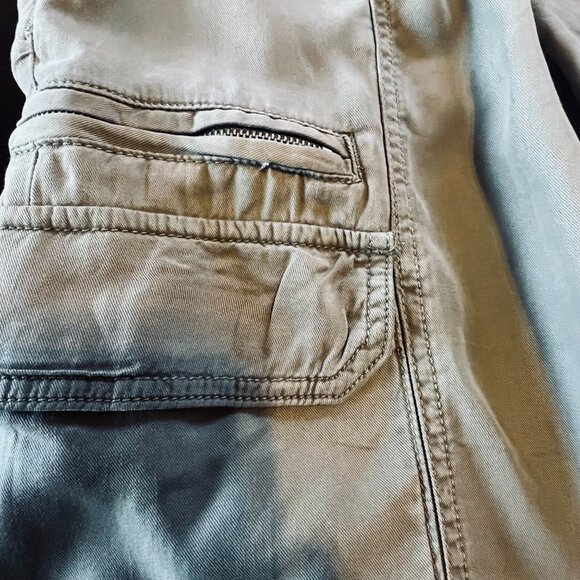 SO Green Khaki Wide Leg High Waisted Cargo Pants - Picture 5 of 9